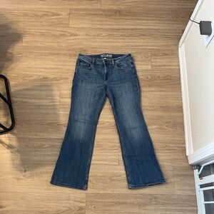 Idyllwind Women's Flared Jeans in Dark Blue Wash
